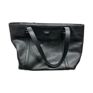 Kate Spade Black Oakwood Street Textured Tote Shoulder Bag